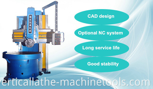 Single column cnc vertical lathe machine